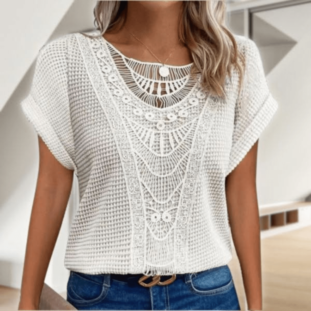 Ruby™ | Elegant Ibiza-style blouse