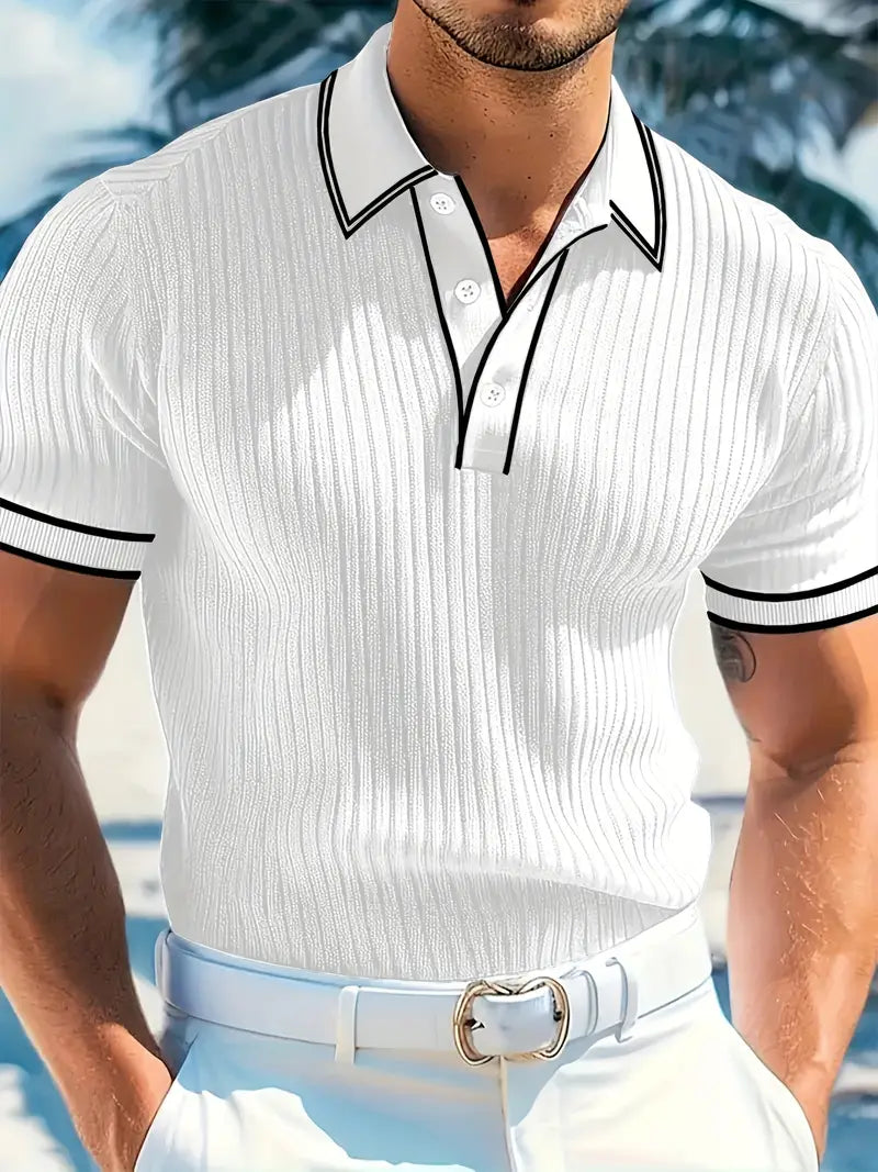 James™ | Mediterranean Ribbed Polo