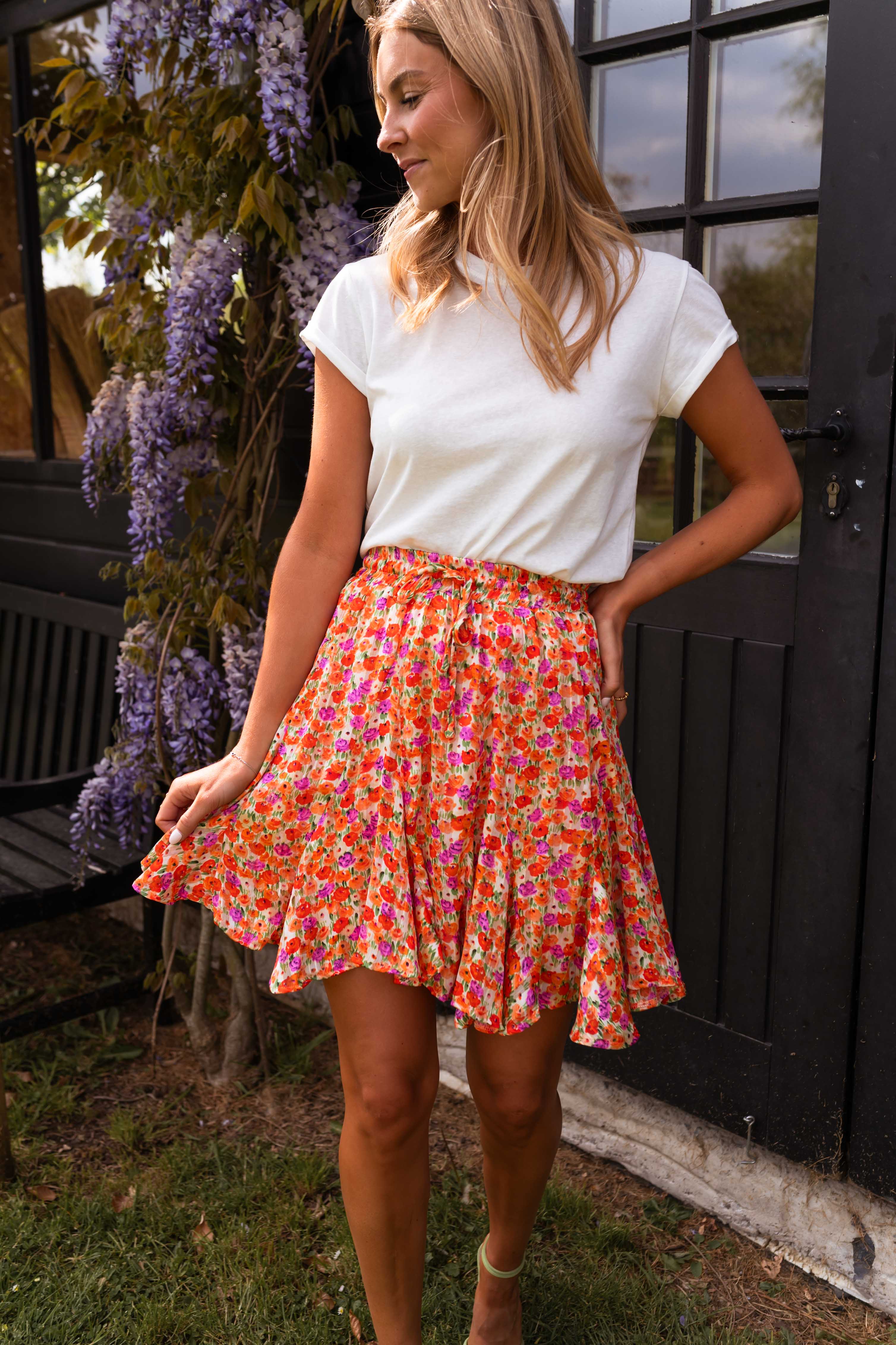 CLÉA™ | THE FLOWERY RUFFLE SKIRT