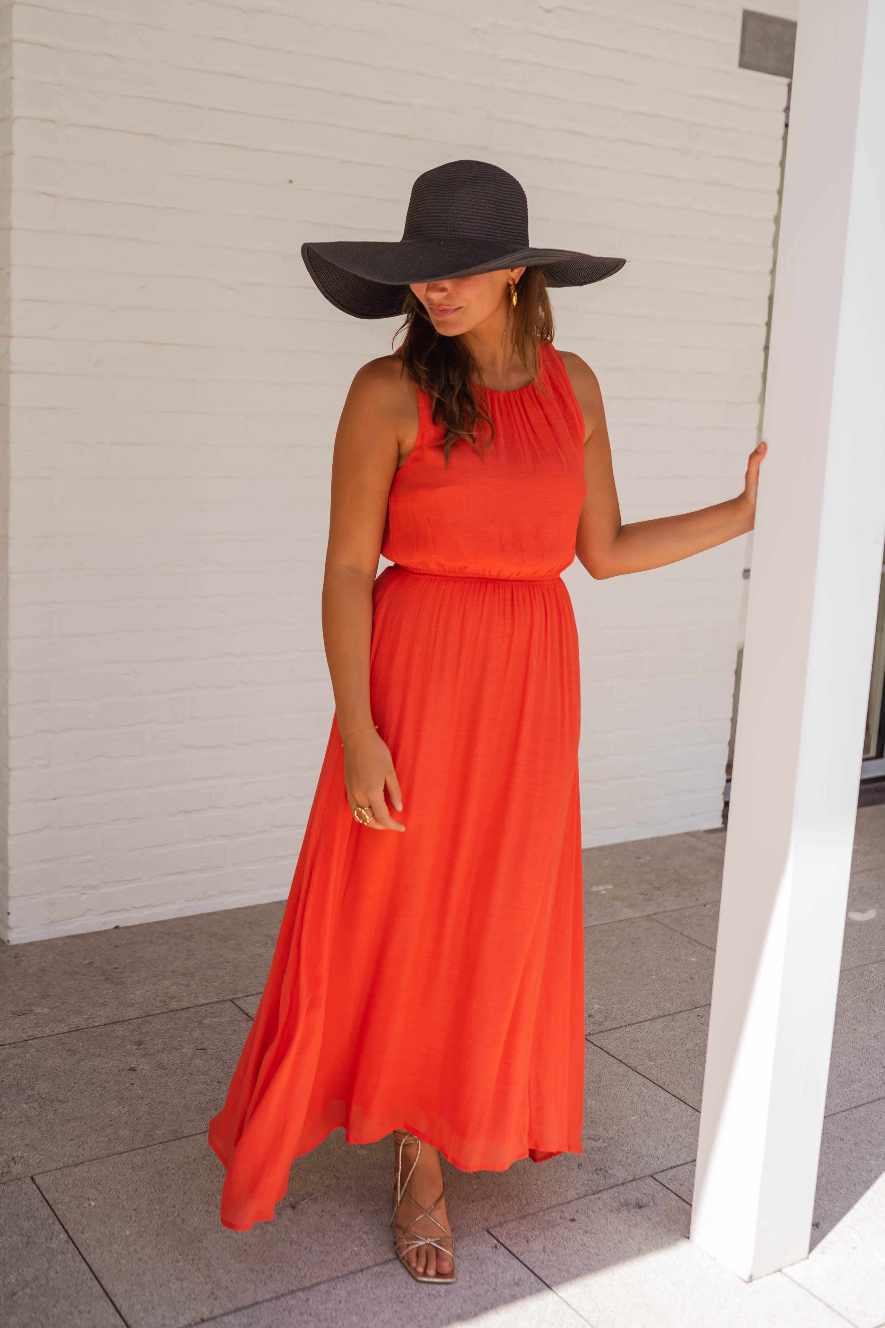 LISA™ | The Summer Dress in Bright Orange