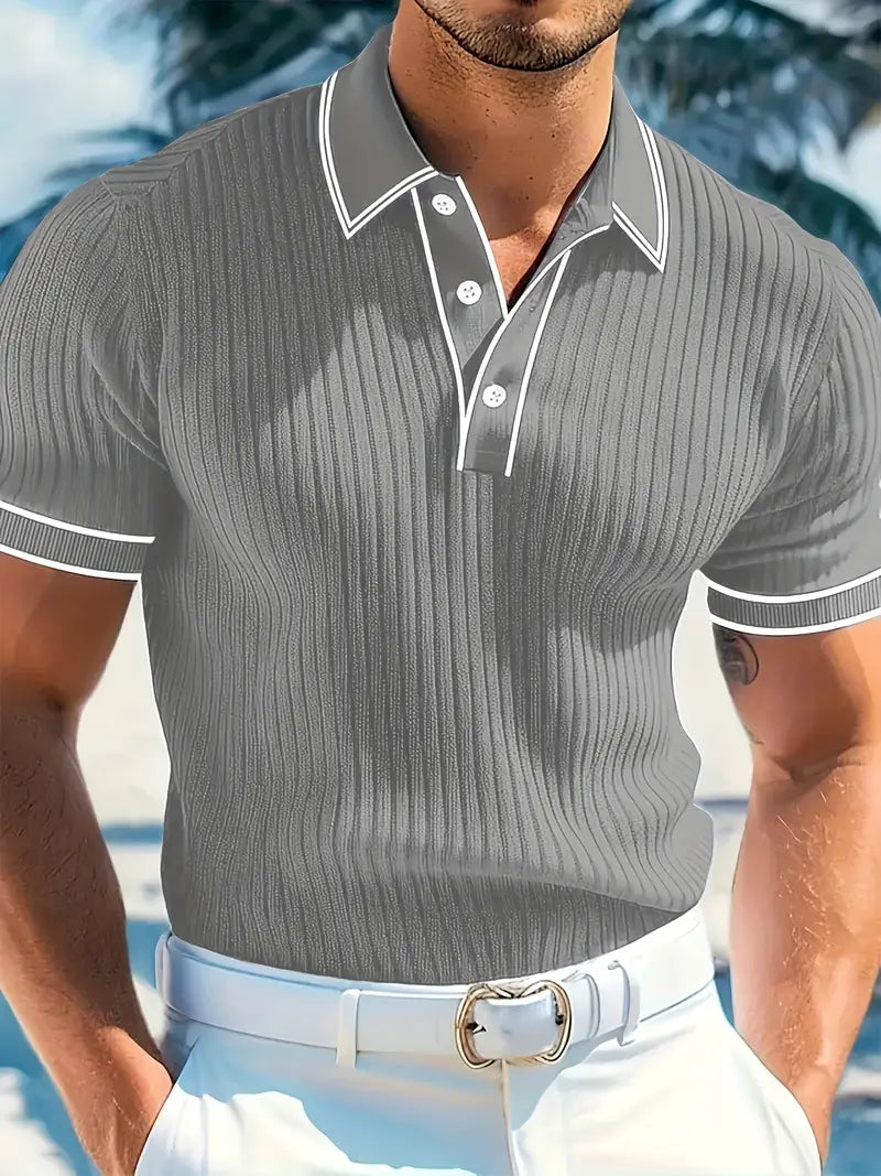 James™ | Mediterranean Ribbed Polo
