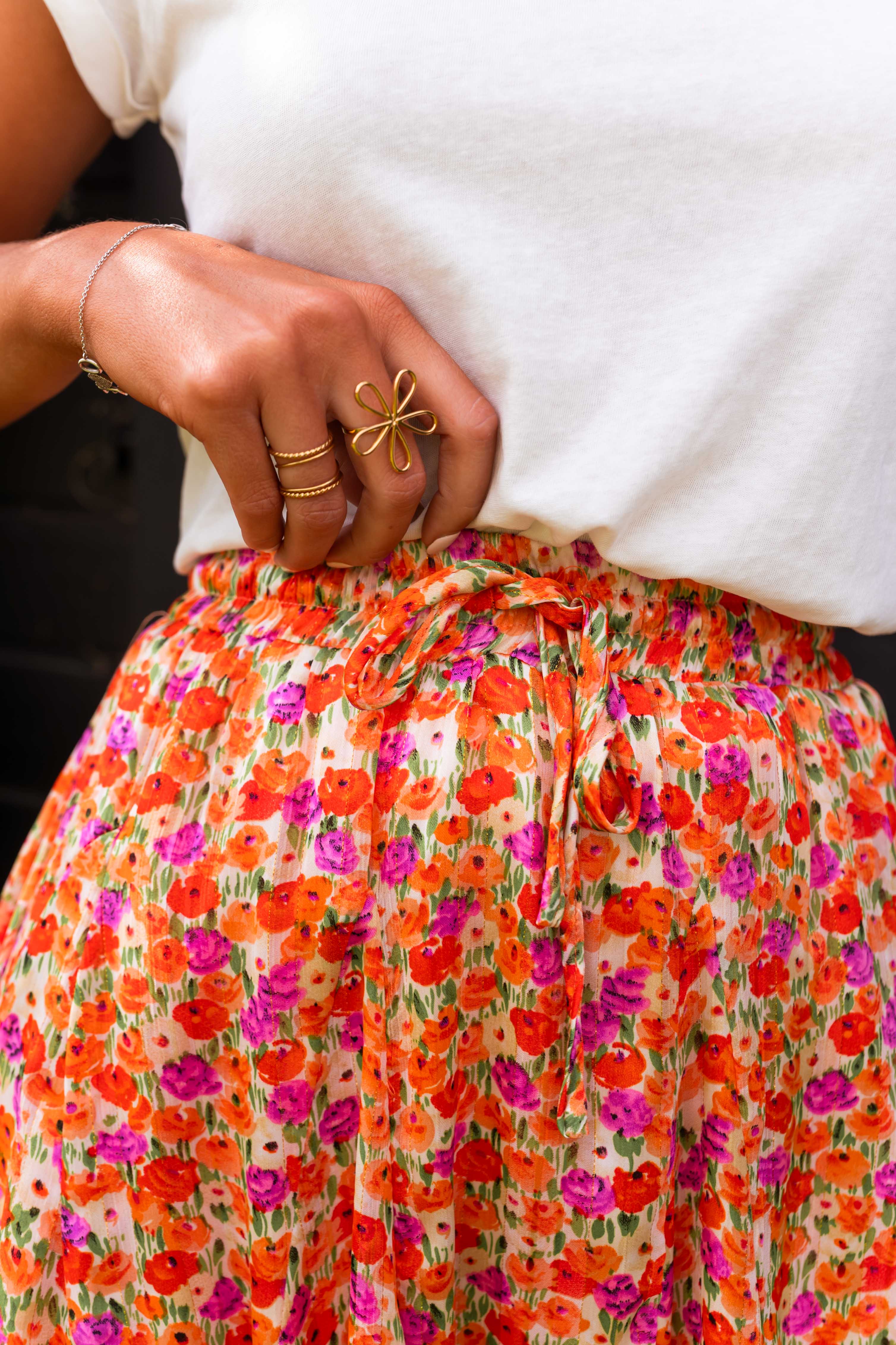 CLÉA™ | THE FLOWERY RUFFLE SKIRT