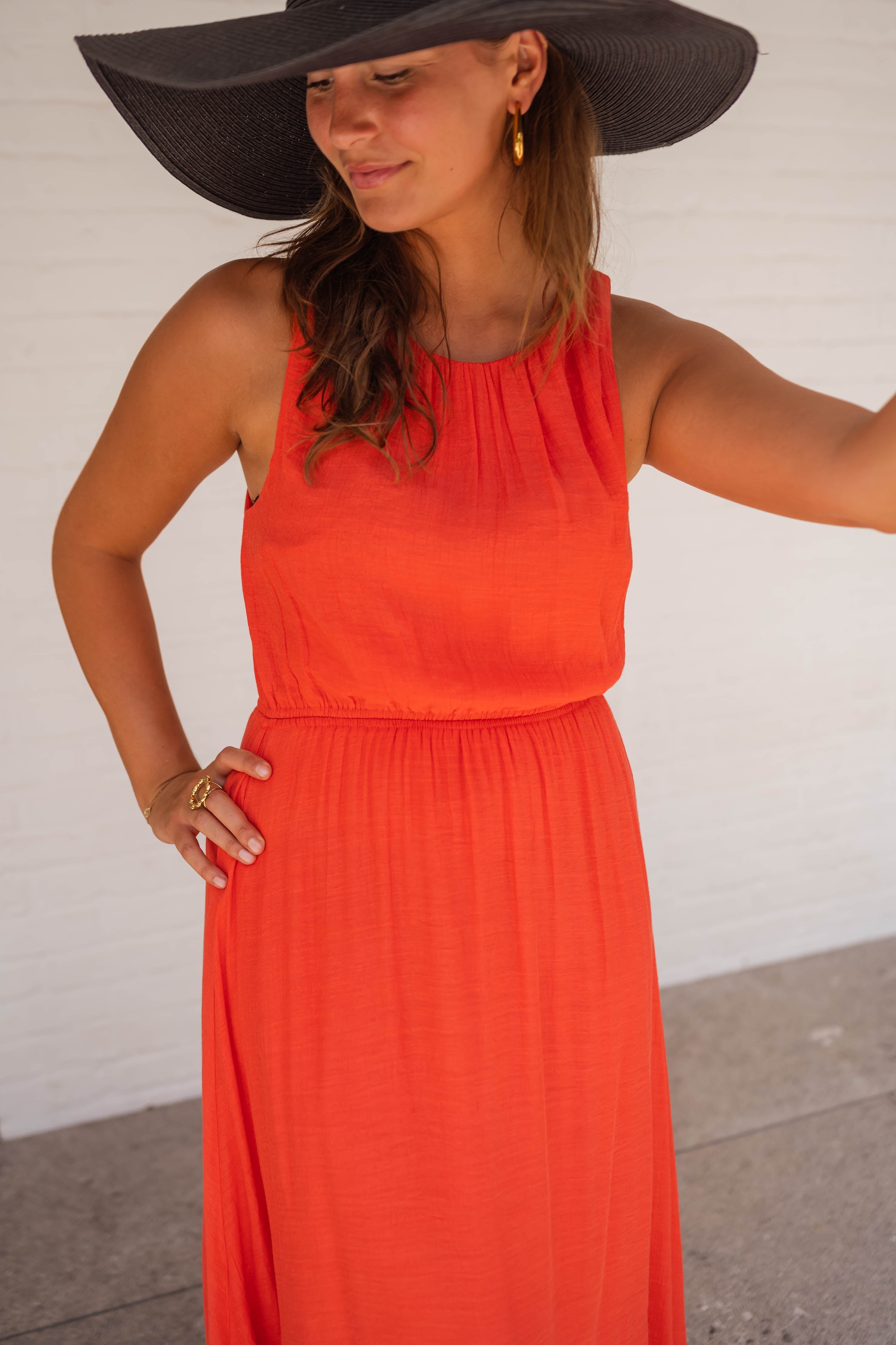 LISA™ | The Summer Dress in Bright Orange