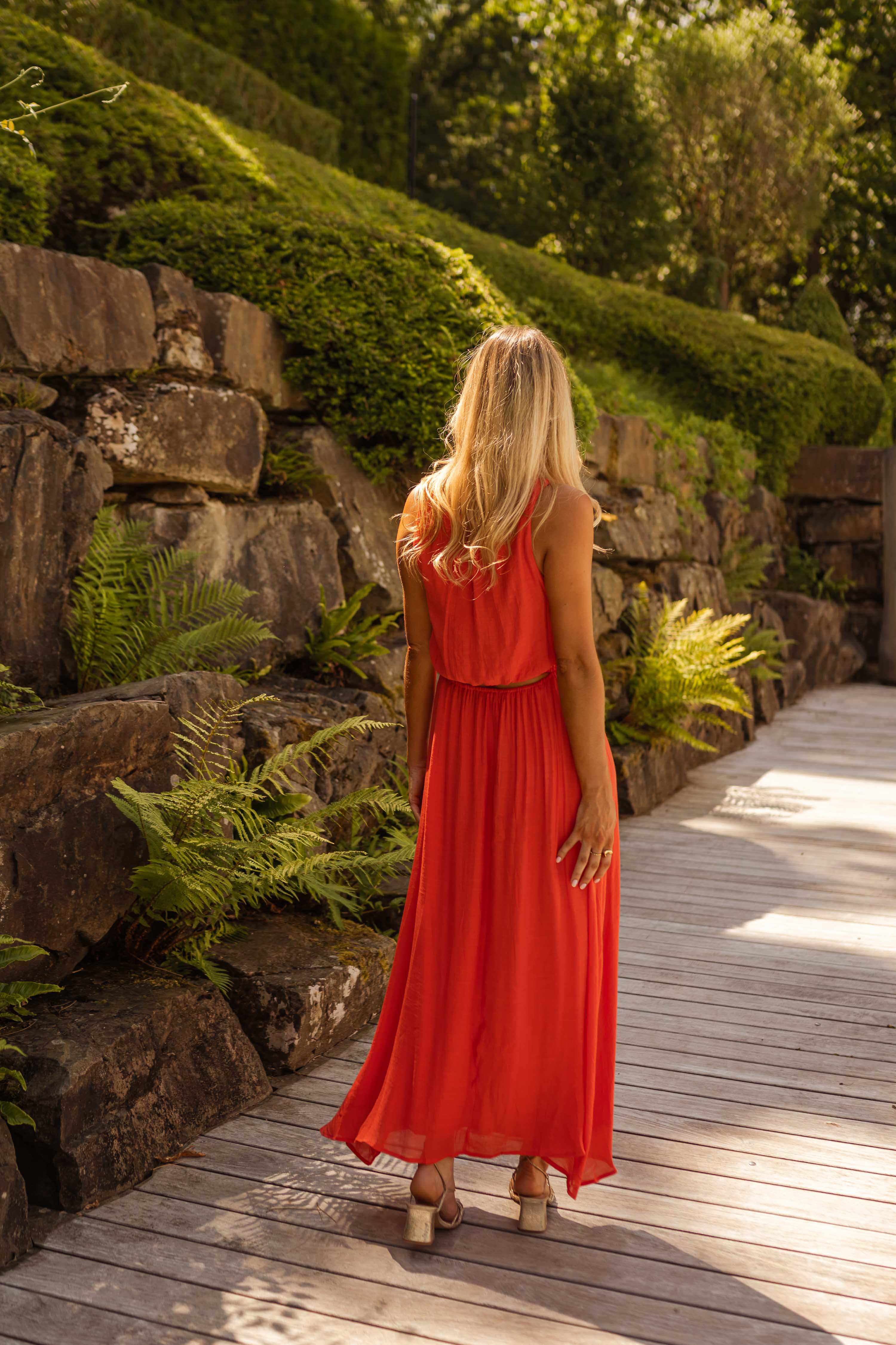 LISA™ | The Summer Dress in Bright Orange