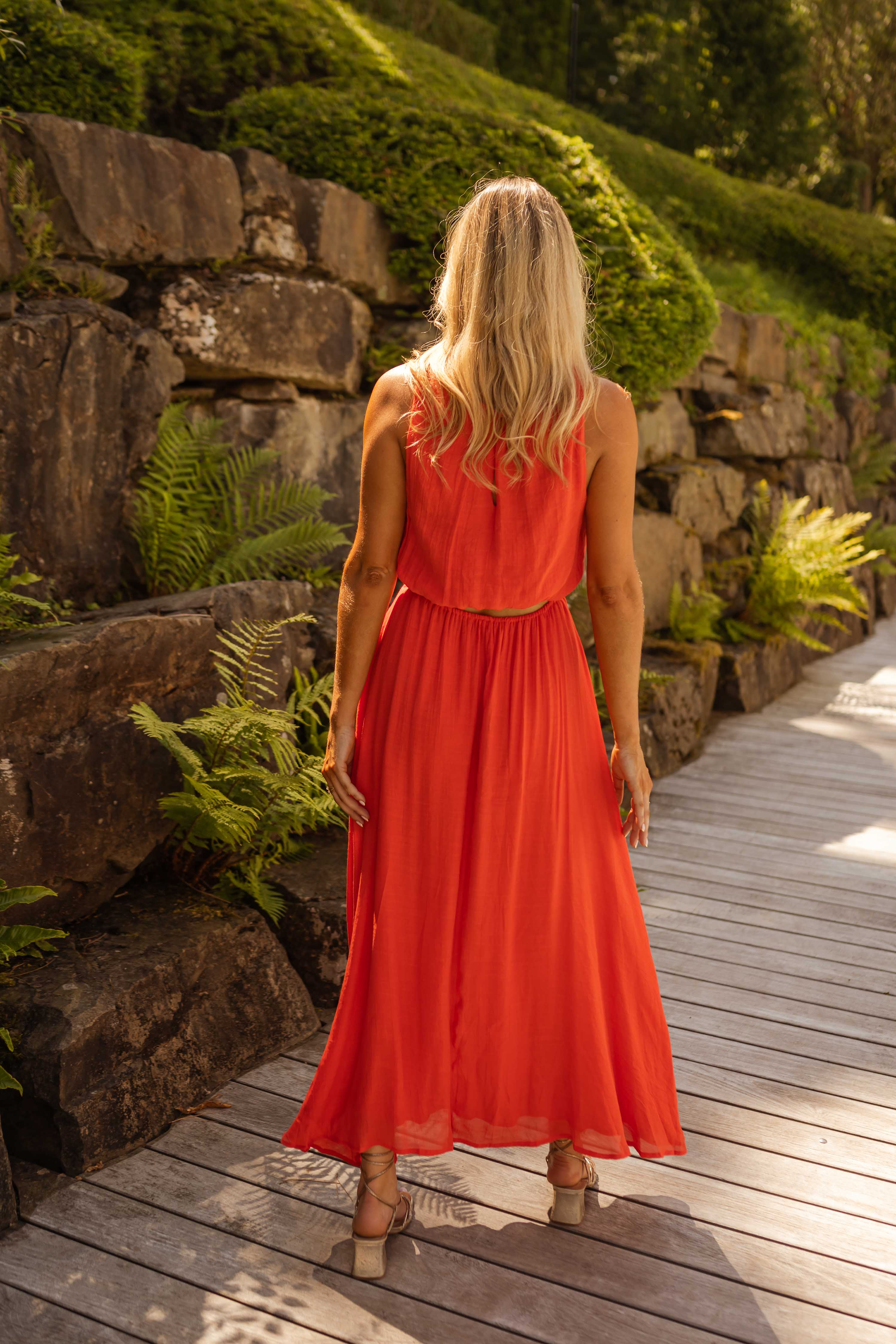 LISA™ | The Summer Dress in Bright Orange